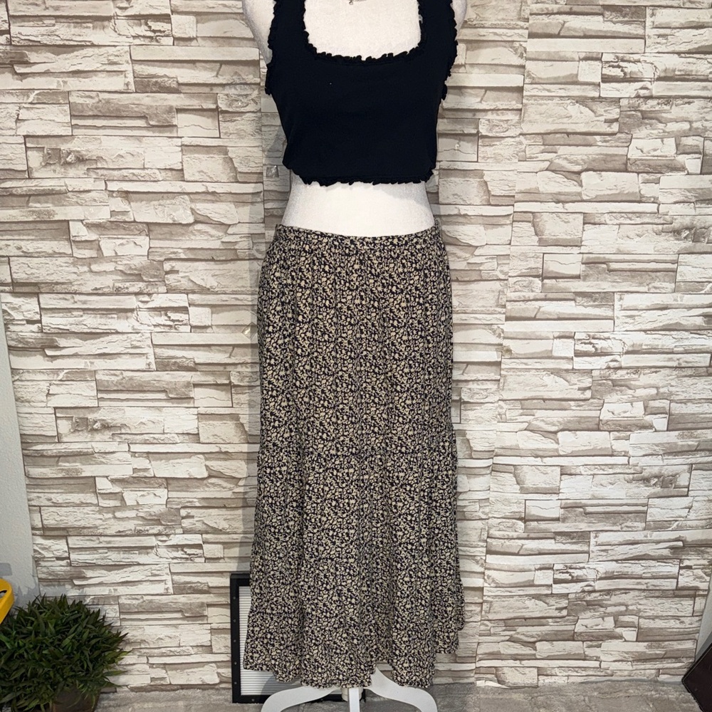 BANANA REPUBLIC XS Floral Print Maxi Skirt